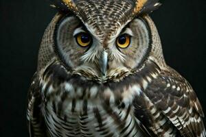 AI generated Owl. Pro Photo