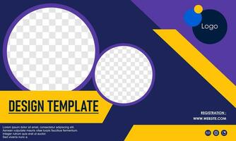 Presentation and slide layout background vector