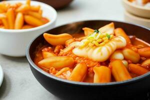 AI generated tteokbokki. Pro Photo