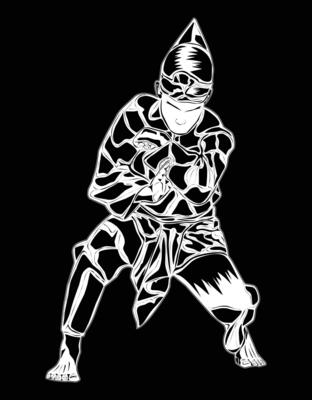 Silat movement images, suitable for designing t-shirts, posters, logos, educational images and others