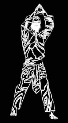 Silat movement images, suitable for designing t-shirts, posters, logos, educational images and others