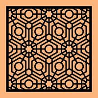 Simple Vector Pattern for CNC Laser Cutting, Decoration, and Ornament
