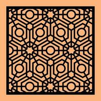 Simple Vector Pattern for CNC Laser Cutting, Decoration, and Ornament