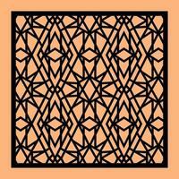 Simple Vector Pattern for CNC Laser Cutting, Decoration, and Ornament