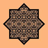 Simple Vector Pattern for CNC Laser Cutting, Decoration, and Ornament