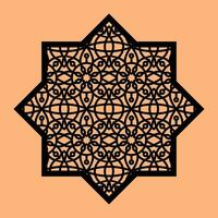 Simple Vector Pattern for CNC Laser Cutting, Decoration, and Ornament