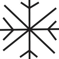 snowflakes icon vector graphic