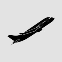 avión icono. avión logo modelo. icono diseño. vector