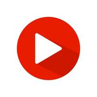 play icon youtube.you tube video icon.social media sign.mobile app.web video mark vector illustration eps