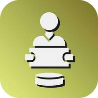 Homeless Vector Glyph Gradient Background Icon For Personal And Commercial Use.
