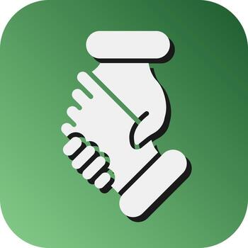 Help Vector Glyph Gradient Background Icon For Personal And Commercial Use.