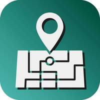 Location Vector Glyph Gradient Background Icon For Personal And Commercial Use.