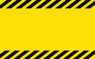 Yellow and black police background to alert the danger area. Caution tape Background warning blank illustration vector