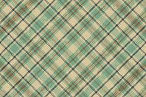 Tartan plaid pattern with texture and retro color. vector