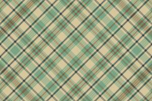 Tartan plaid pattern with texture and retro color. vector