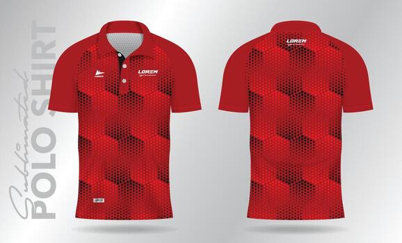 Red Designer Polo Shirts