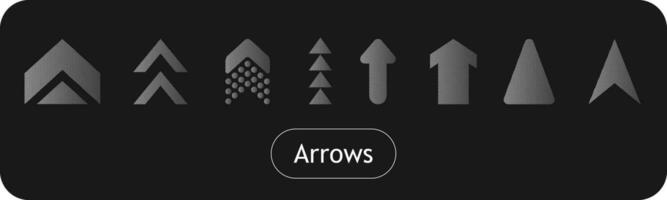 conjunto de plano iconos, señales, flecha símbolos para interfaz diseño, web diseño, aplicaciones, presentaciones y mucho más. descargar botón diseño elementos recopilación. descargar firmar colocar. carga íconos conjunto vector
