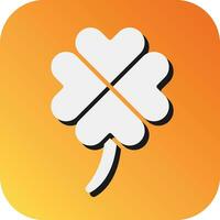 Clover Vector Glyph Gradient Background Icon For Personal And Commercial Use.