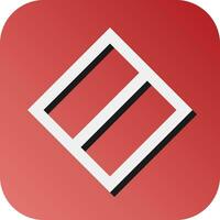 End Of Priority Vector Glyph Gradient Background Icon For Personal And Commercial Use.