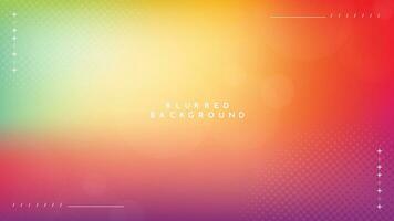 Gradient blurred background in shades of red and yellow. Ideal for web banners, social media posts, or any design project that requires a calming backdrop vector