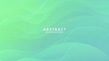 Abstract green Background with Wavy Shapes. flowing and curvy shapes. This asset is suitable for website backgrounds, flyers, posters, and digital art projects. vector