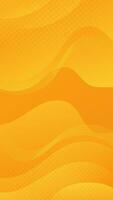 Abstract background yellow color with wavy lines and gradients is a versatile asset suitable for various design projects such as websites, presentations, print materials, social media posts vector