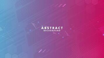 Gradient Digital technology background. Network connection dots and lines. Futuristic background for various design projects such as websites, presentations, print materials, social media posts vector