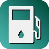 Gas Pump Vector Glyph Gradient Background Icon For Personal And Commercial Use.