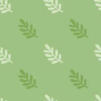 Artistic seamless foliage design. vector