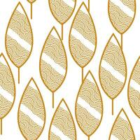 Abstract outline line seamless pattern vector