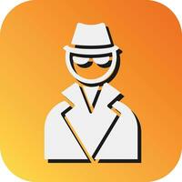 Fraud Vector Glyph Gradient Background Icon For Personal And Commercial Use.
