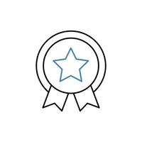 achieve concept line icon. Simple element illustration. achieve concept outline symbol design. vector