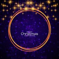 Merry Christmas festival decorative stylish background design vector