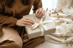 AI generated christmas gift wrapping from the best handmade gifts photo