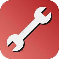 Wrench Vector Glyph Gradient Background Icon For Personal And Commercial Use.