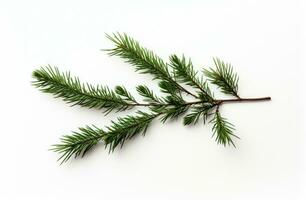 ai generado un blanco antecedentes con el puntilla de un Navidad árbol, post-punk bricolaje, el más joven, utilizar de tierra tonos foto