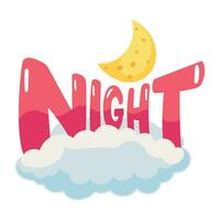 Trendy Night Sky vector