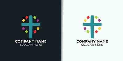 religion logo design template, people culture logo inspiration vector