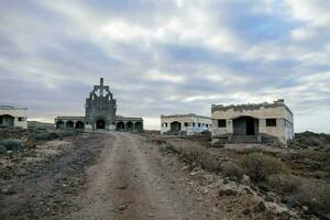 the church of the patron saint of the island of canary photo