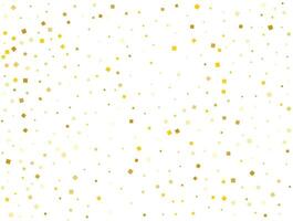 Gender Neutral Gold Square Confetti. Vector illustration