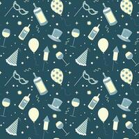 New year pattern design. vector