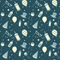 New year pattern design. vector