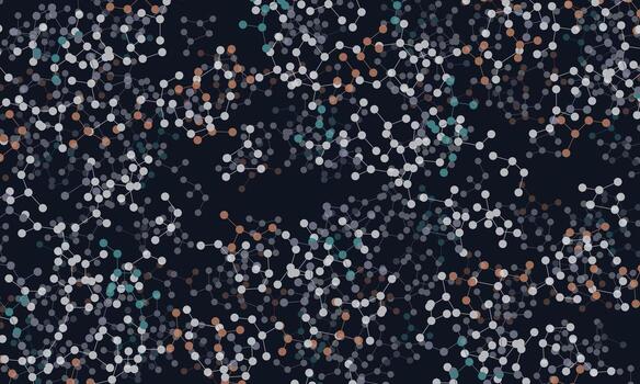 Vector backdrop with artificial intelligence data.