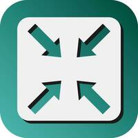 Minimize Vector Glyph Gradient Background Icon For Personal And Commercial Use.