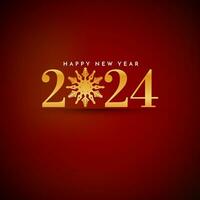 Happy new year 2024 celebration background design vector