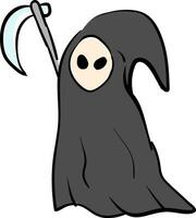 A grim reaper vector or color illustration