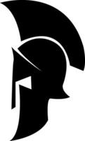 Clipart of a helmet traditionally worn by the Spartan army vector color drawing or illustration