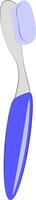 A small soft bristle tooth brush suitable for small children vector color drawing or illustration