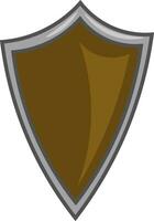 Shield for protection or safeguarding vector or color illustration