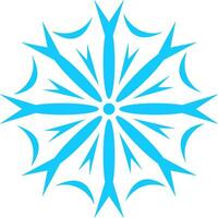 Clipart of a snowflake vector or color illustration